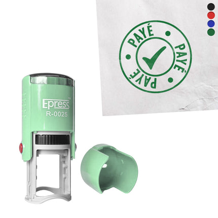 Tampon encreur - Payé -  Ø25 mm