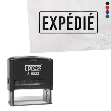 Tampon encreur - Expédié - 58 x 22 mm