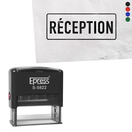 Tampon encreur - Réception - 58 x 22 mm
