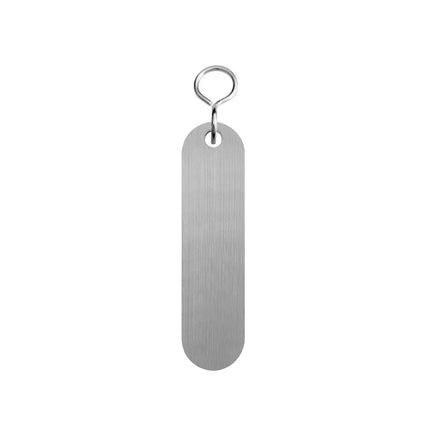 Porte-clés hôtel Chasse - acier inoxydable - 78 x 20 mm - par pièce