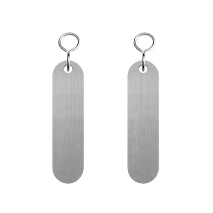 Porte-clés hôtel Chasse - acier inoxydable - 78 x 20 mm - par pièce