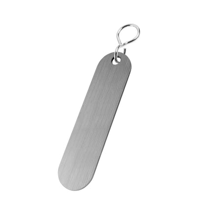 Porte-clés hôtel Chasse - acier inoxydable - 78 x 20 mm - par pièce