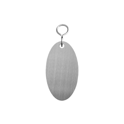 Porte-clés hôtel Marché - acier inoxydable - 67 x 37 mm - par pièce
