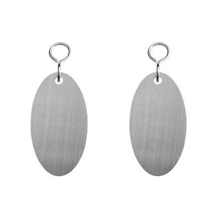 Porte-clés hôtel Marché - acier inoxydable - 67 x 37 mm - par pièce