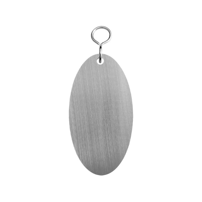 Porte-clés hôtel Marché - acier inoxydable - 85 x 45 mm - par pièce